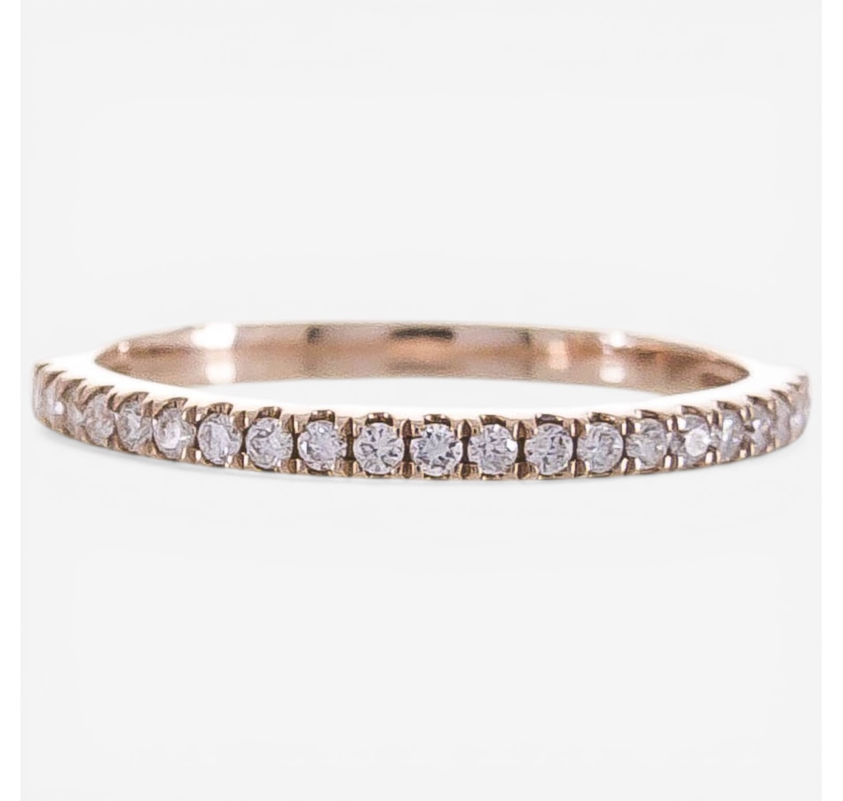 Image 755664.jpg, Product 755-664 / Price $2,499.99, 14K Rose Gold Diamond Eternity Band from Diamond Show on TSC.ca's Jewellery department