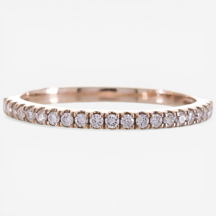 Image 755664.jpg, Product 755-664 / Price $2,499.99, 14K Rose Gold Diamond Eternity Band from Diamond Show on TSC.ca's Jewellery department