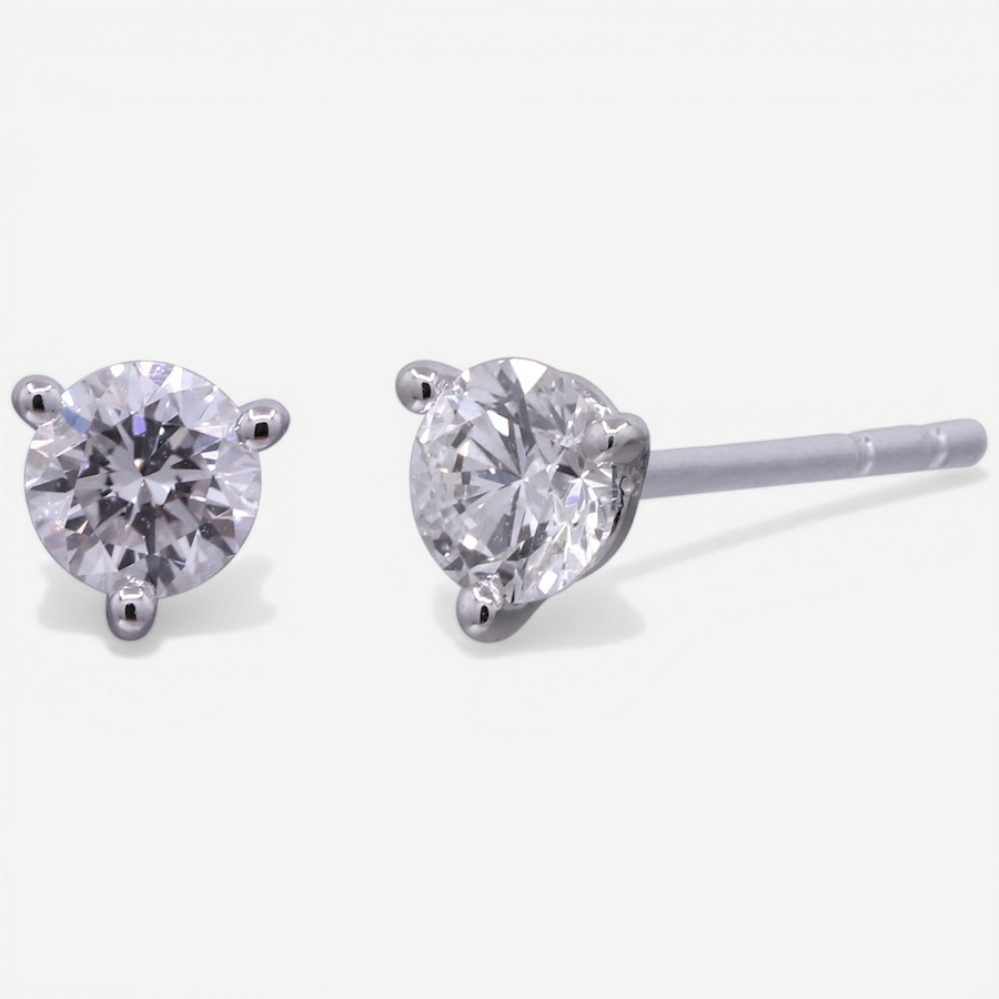 Image 755665.jpg, Product 755-665 / Price $1,499.99, 14K White Gold Diamond Martini Stud Earrings from Diamond Show on TSC.ca's Jewellery department