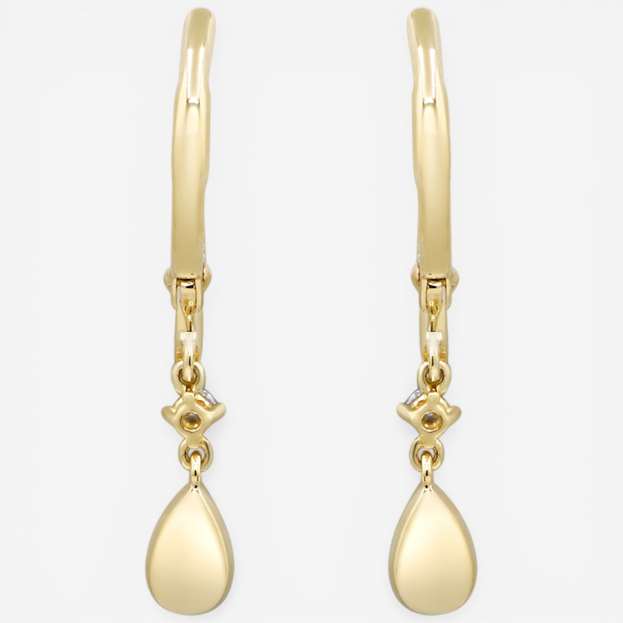 Image 755672_ALTMORE2.jpg, Product 755-672 / Price $1,699.99, 14K Yellow Gold Diamond Drop Earrings from The Vault on TSC.ca's Jewellery department
