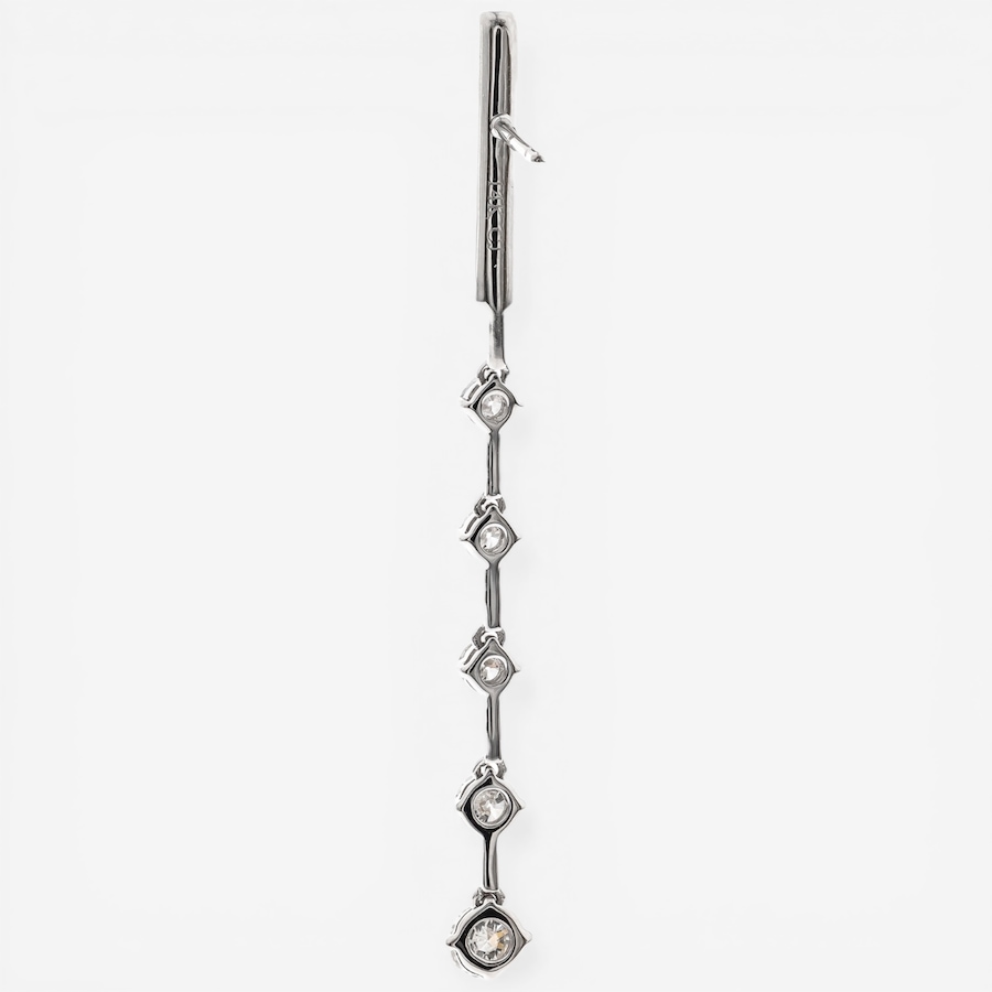 Image 755673_ALTMORE2.jpg, Product 755-673 / Price $5,199.99, 14K White Gold Station Diamond Drop Earring from The Vault on TSC.ca's Jewellery department