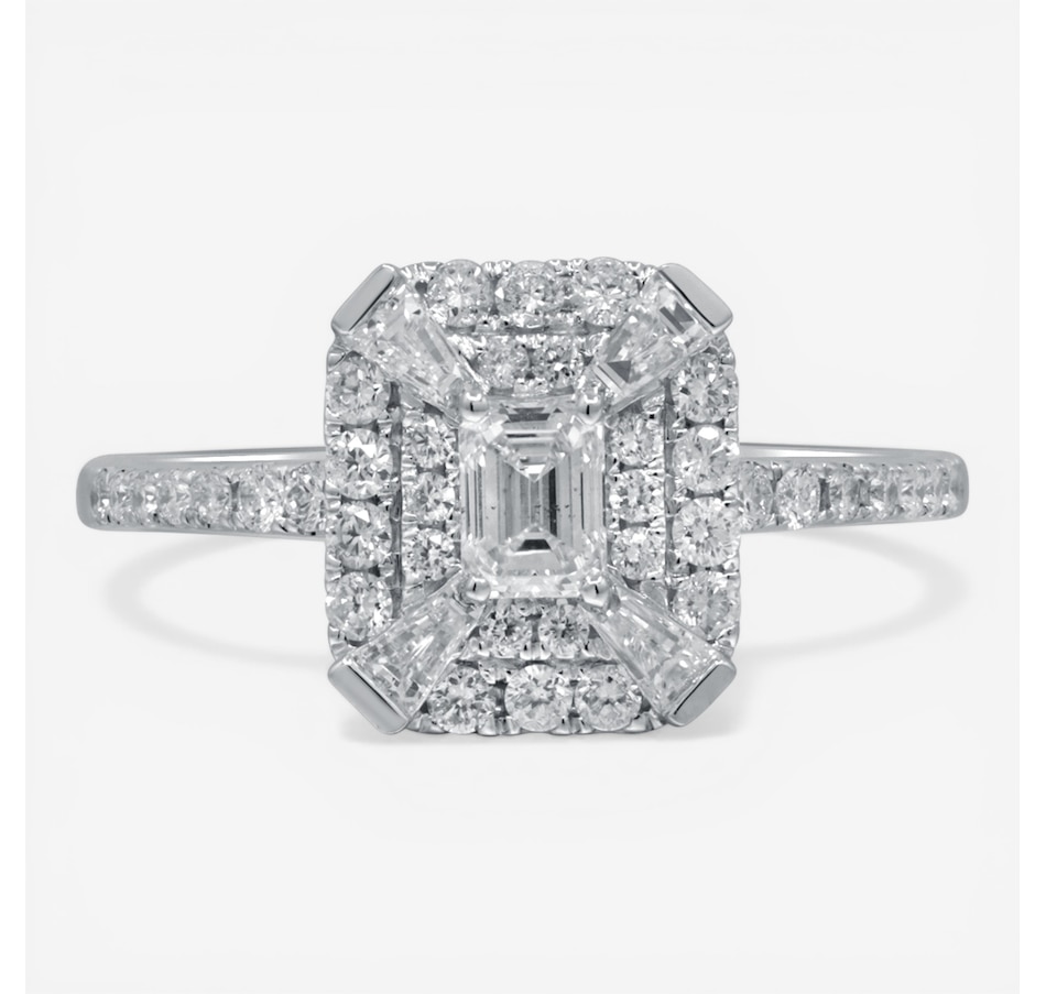 Image 755675.jpg, Product 755-675 / Price $4,299.99, Cirari 14K White Gold Double Halo Diamond Ring from Cirari on TSC.ca's Jewellery department
