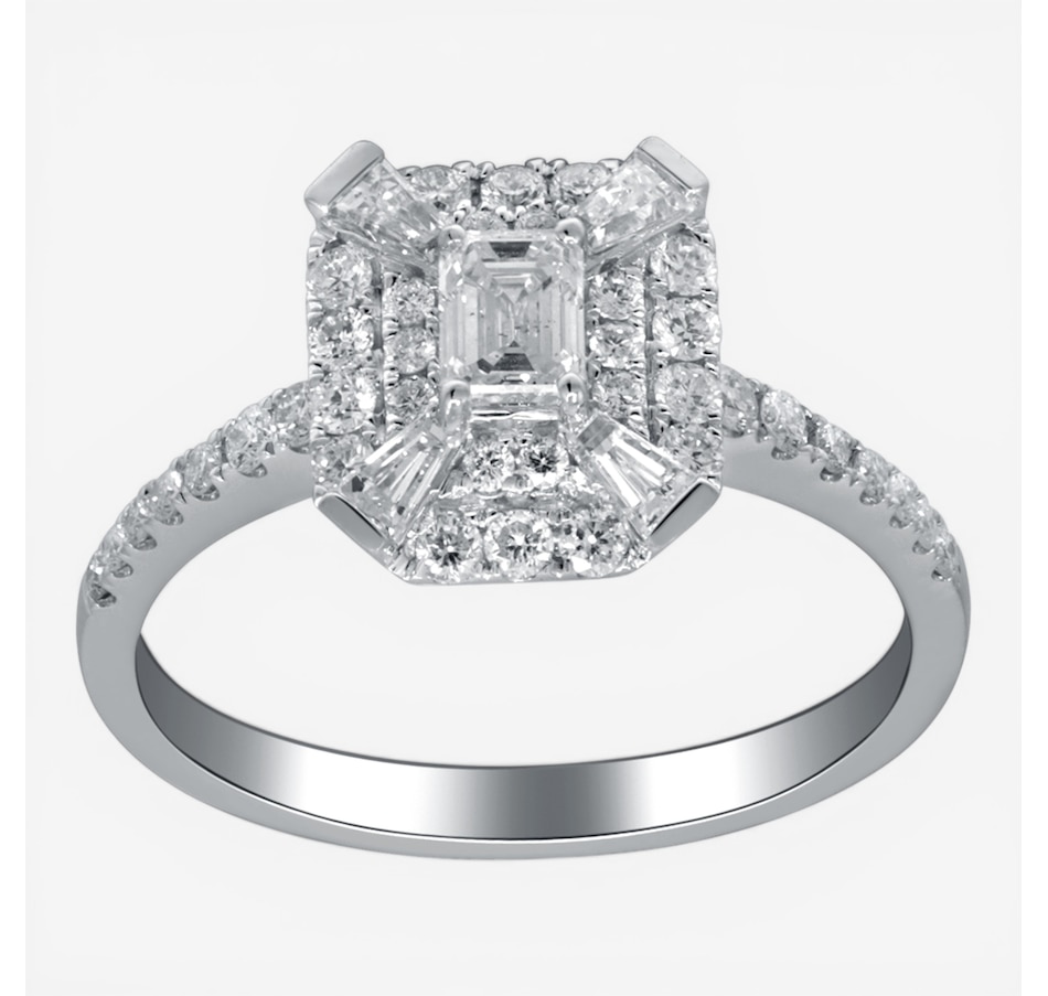 Image 755675_ALTMORE1.jpg, Product 755-675 / Price $4,299.99, Cirari 14K White Gold Double Halo Diamond Ring from Cirari on TSC.ca's Jewellery department