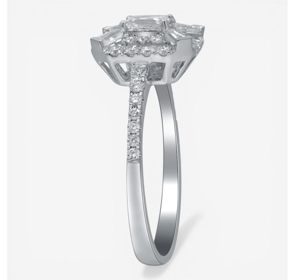 Image 755675_ALTMORE3.jpg, Product 755-675 / Price $4,299.99, Cirari 14K White Gold Double Halo Diamond Ring from Cirari on TSC.ca's Jewellery department