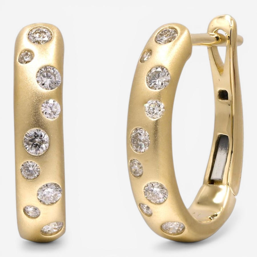 Image 755679.jpg, Product 755-679 / Price $2,599.99, Cirari 14K Yellow Gold Diamond Hoop Earrings from Cirari on TSC.ca's Jewellery department