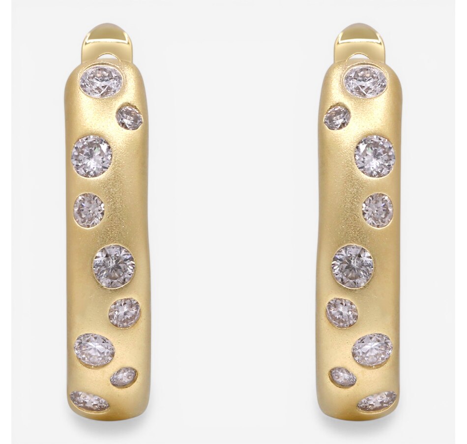 Image 755679_ALTMORE1.jpg, Product 755-679 / Price $2,599.99, Cirari 14K Yellow Gold Diamond Hoop Earrings from Cirari on TSC.ca's Jewellery department