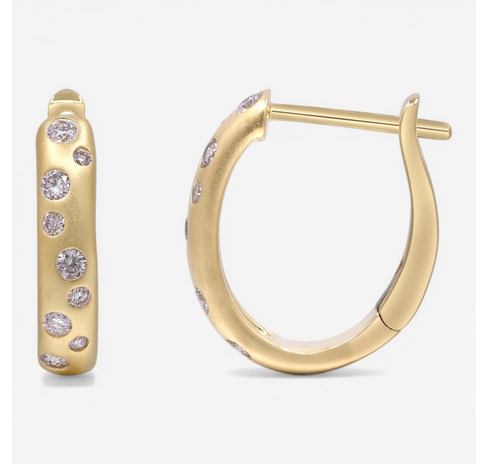 Image 755679_ALTMORE2.jpg, Product 755-679 / Price $2,599.99, Cirari 14K Yellow Gold Diamond Hoop Earrings from Cirari on TSC.ca's Jewellery department
