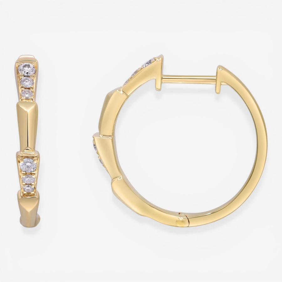 Image 755680_ALTMORE1.jpg, Product 755-680 / Price $1,999.99, Cirari 14K Yellow Gold Diamond Hoop Earrings from Cirari on TSC.ca's Jewellery department
