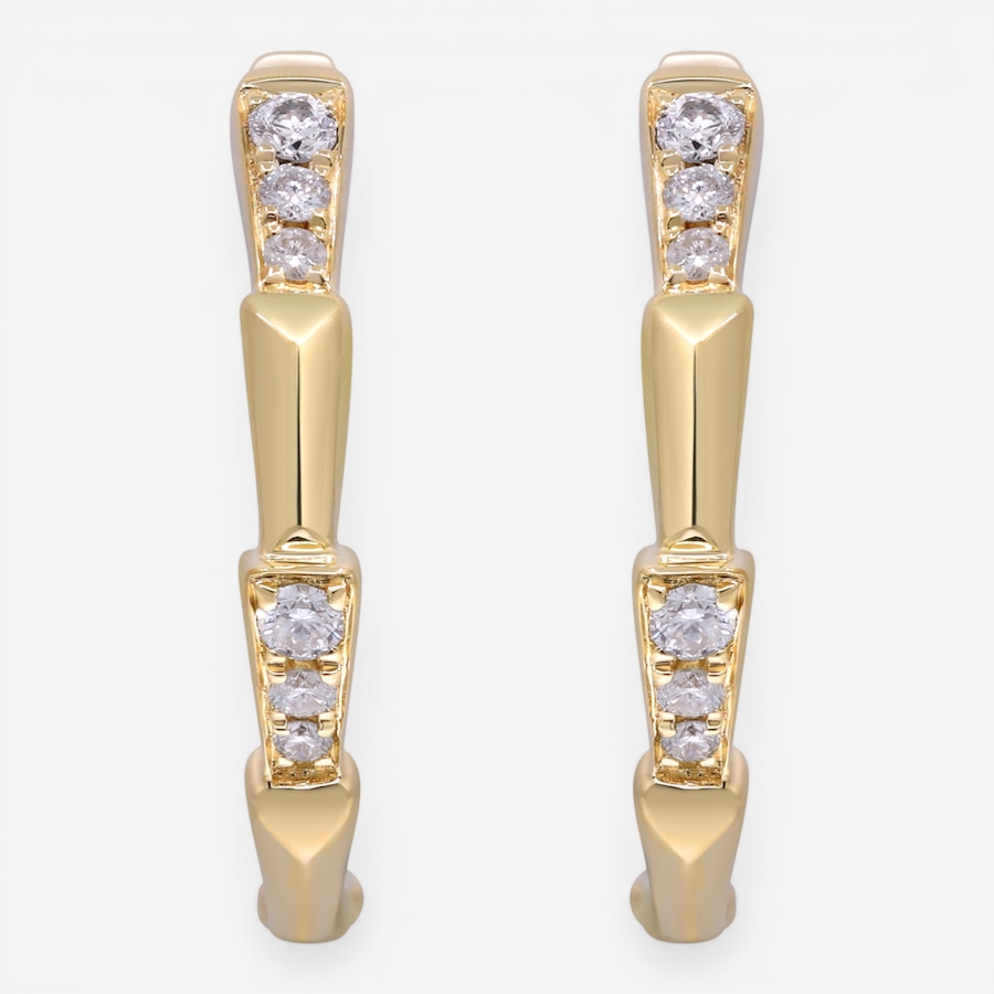 Image 755680_ALTMORE2.jpg, Product 755-680 / Price $1,999.99, Cirari 14K Yellow Gold Diamond Hoop Earrings from Cirari on TSC.ca's Jewellery department