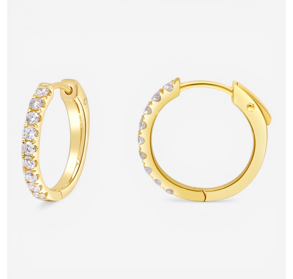 Image 755687_ALTMORE1.jpg, Product 755-687 / Price $2,299.99, Cirari 14K Yellow Gold Diamond Hoop Earrings from Cirari on TSC.ca's Jewellery department