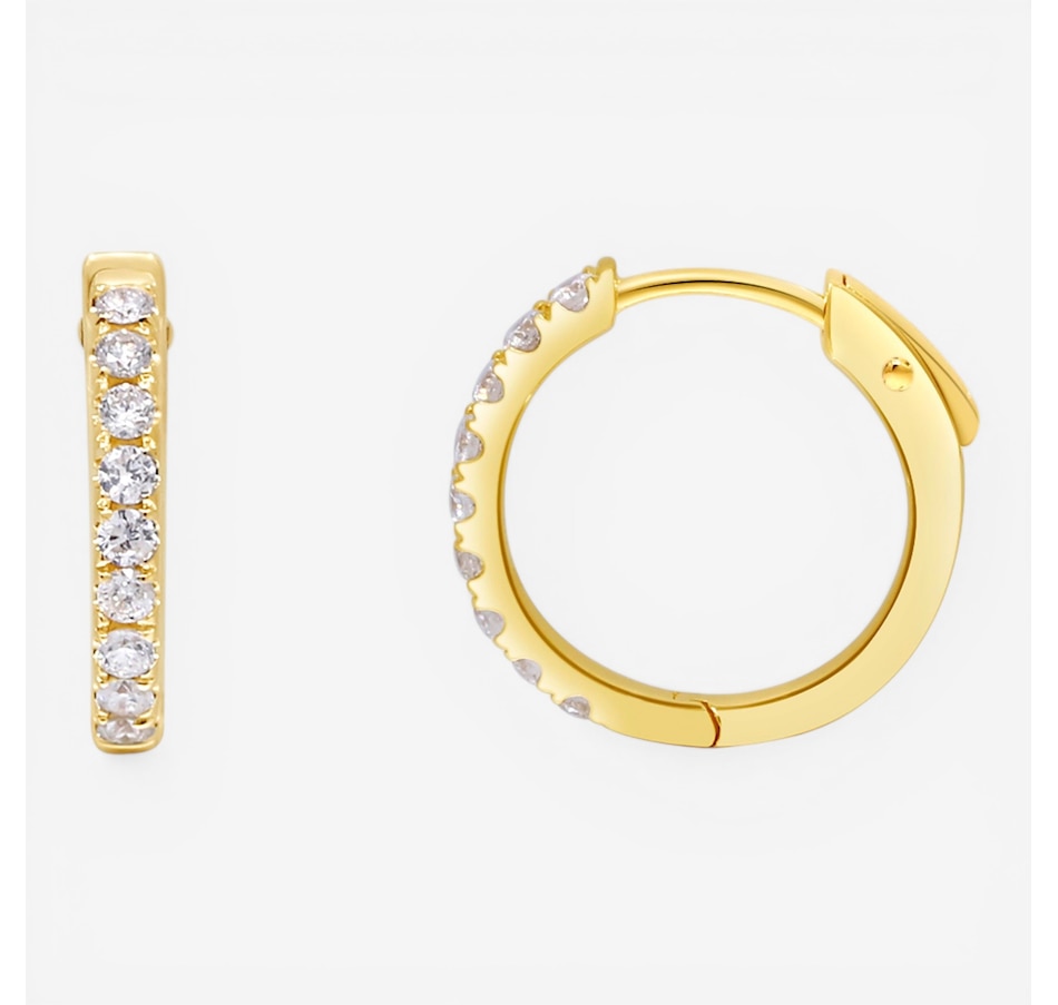 Image 755687_ALTMORE3.jpg, Product 755-687 / Price $2,299.99, Cirari 14K Yellow Gold Diamond Hoop Earrings from Cirari on TSC.ca's Jewellery department
