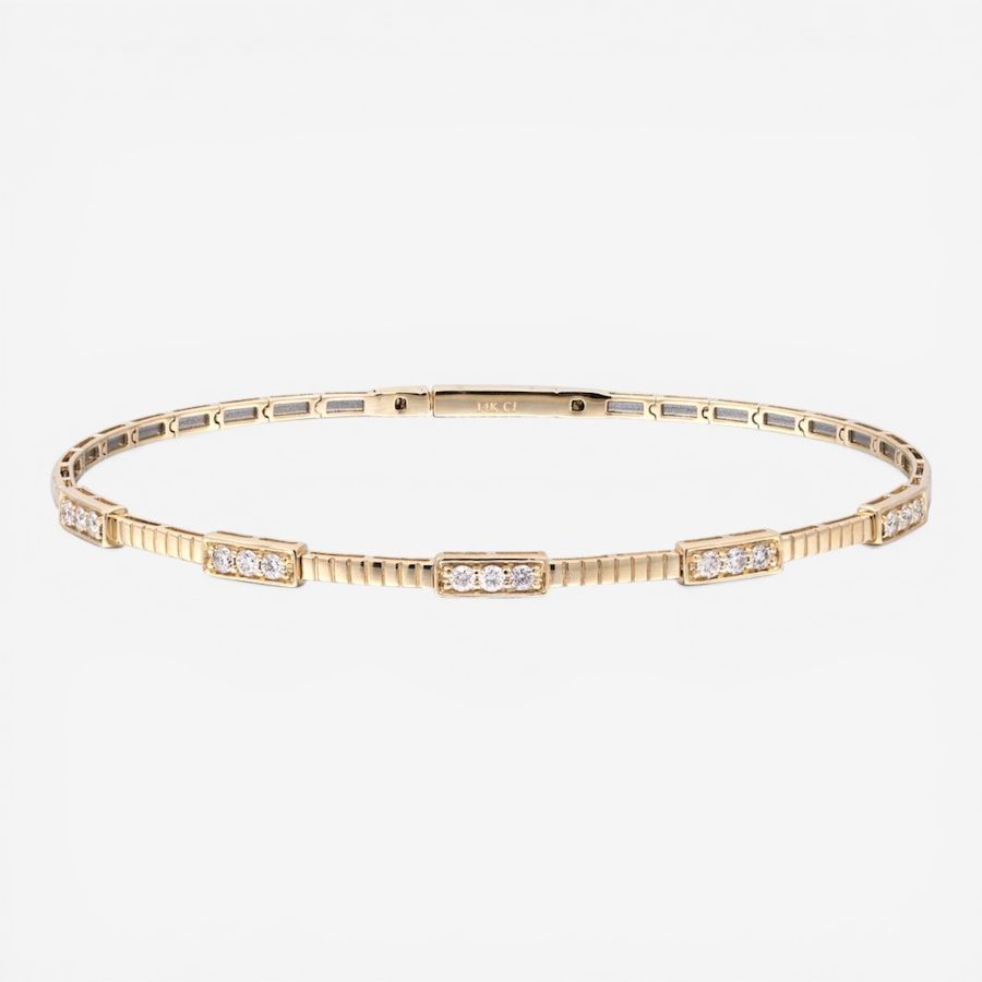 Image 755698.jpg, Product 755-698 / Price $3,599.99, Cirari 14K Yellow Gold Diamond Bracelet from Cirari on TSC.ca's Jewellery department