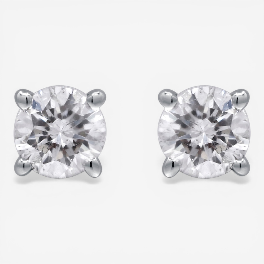 Image 755723.jpg, Product 755-723 / Price $2,199.99, Cirari 18K White Gold Diamond Stud Earrings from Cirari on TSC.ca's Jewellery department