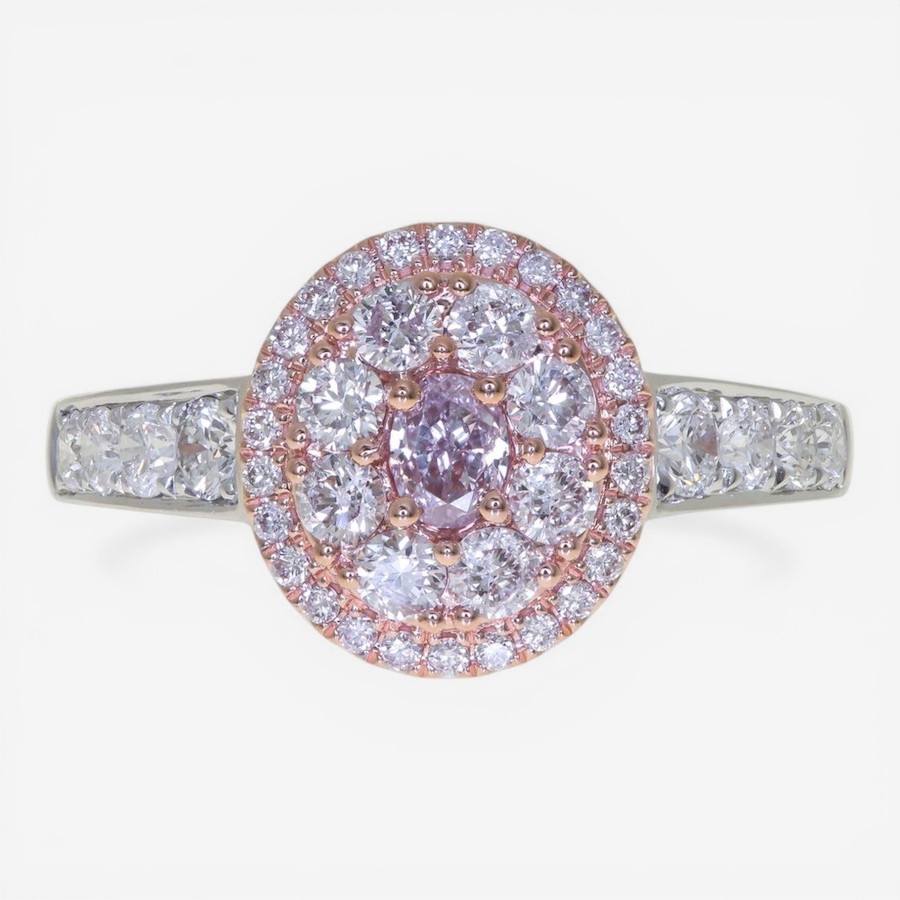 Image 755726.jpg, Product 755-726 / Price $6,999.99, Cirari 18K Two-Tone Gold Round Pink Diamond Ring from Cirari on TSC.ca's Jewellery department