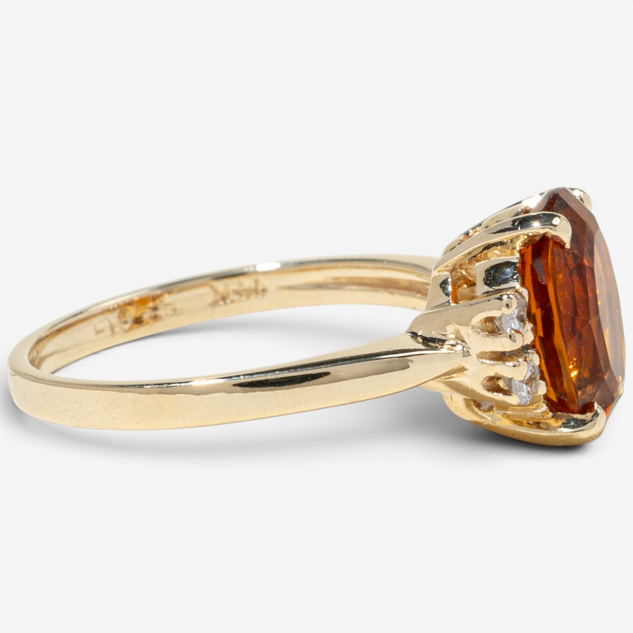 Image 755838_ALTMORE2.jpg, Product 755-838 / Price $1,495.00, Estate Originals 14K Yellow Gold Citrine and Diamond Ring from Estate Originals on TSC.ca's Jewellery department