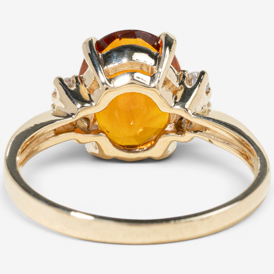 Image 755838_ALTMORE3.jpg, Product 755-838 / Price $1,495.00, Estate Originals 14K Yellow Gold Citrine and Diamond Ring from Estate Originals on TSC.ca's Jewellery department