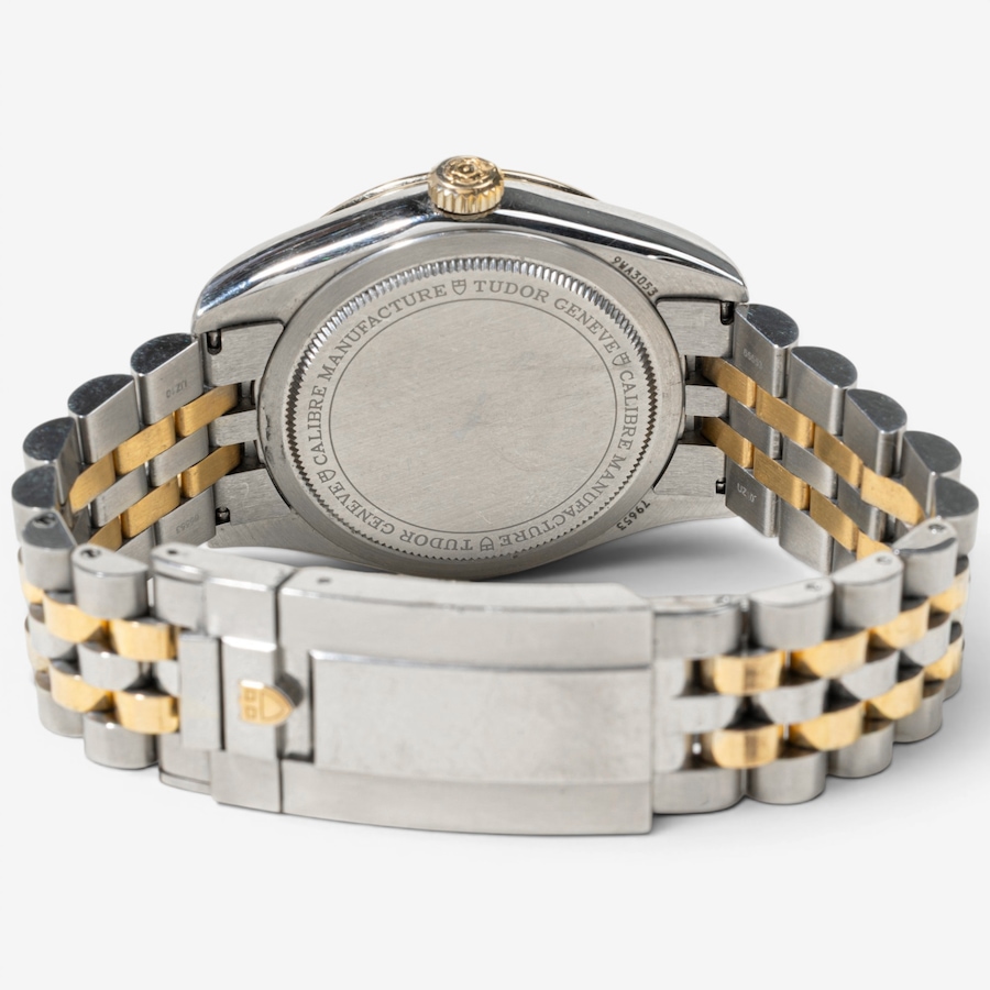 Image 755849_ALTMORE3.jpg, Product 755-849 / Price $9,995.00, Estate Originals Stainless Steel and 18K Yellow Gold Tudor Black Bay Watch with Diamond Bezel and Diamond Markers from Estate Originals on TSC.ca's Jewellery department