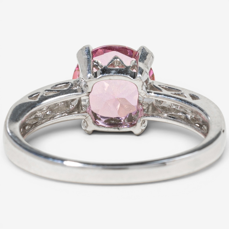 Image 755852_ALTMORE3.jpg, Product 755-852 / Price $1,195.00, Estate Originals 14K White Gold 1.95-Carat Pink Topaz and Diamond Ring from Estate Originals on TSC.ca's Jewellery department