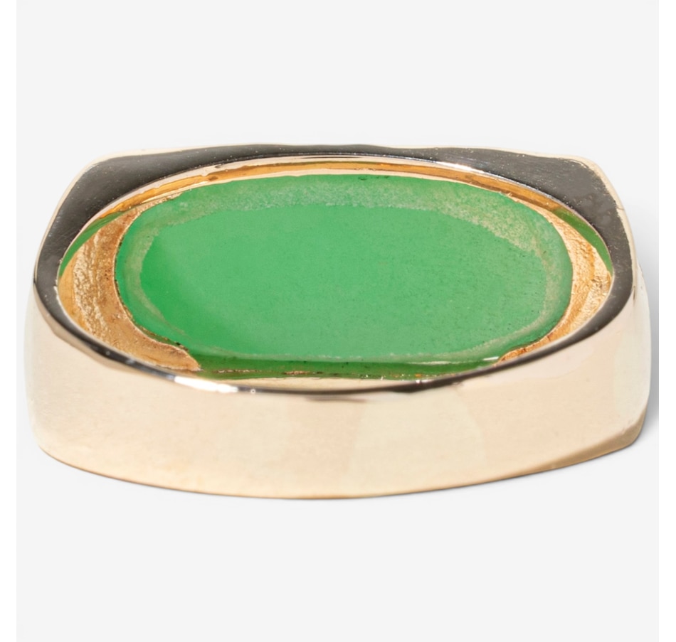 Image 755863_ALTMORE3.jpg, Product 755-863 / Price $3,488.00, Estate Originals 18K Yellow Gold Jadeite Jade Ring from Estate Originals on TSC.ca's Jewellery department