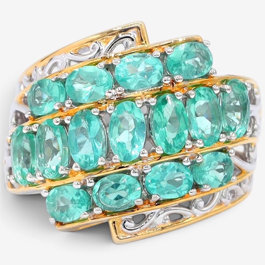 Image 755864_DAPT.jpg, Product 755-864 / Price $499.99, Gems En Vogue Palladium Silver Apatite Ring from Gems En Vogue on TSC.ca's Jewellery department