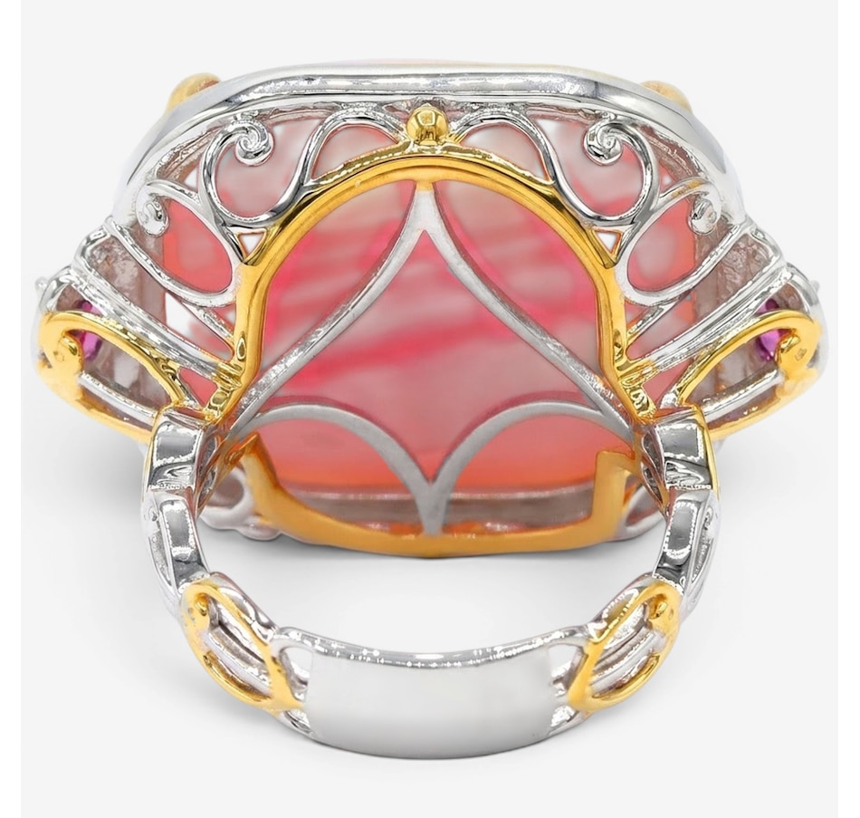 Image 755866_ALTMORE2.jpg, Product 755-866 / Price $299.99, Gems en Vogue Palladium Silver Mabe Pearl and Gemstone Ring from Gems En Vogue on TSC.ca's Jewellery department