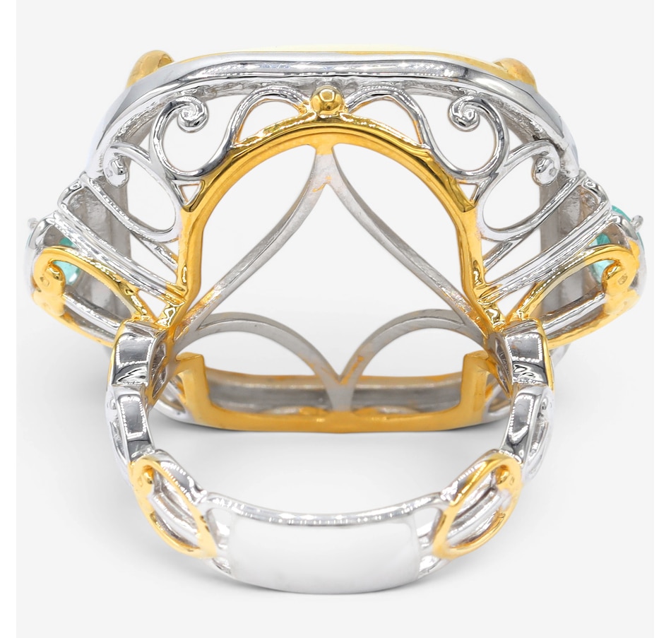 Image 755866_ALTMORE4.jpg, Product 755-866 / Price $299.99, Gems en Vogue Palladium Silver Mabe Pearl and Gemstone Ring from Gems En Vogue on TSC.ca's Jewellery department