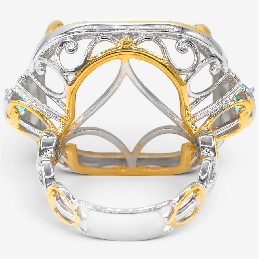 Image 755866_ALTMORE4.jpg, Product 755-866 / Price $379.99, Gems en Vogue Palladium Silver Mabe Pearl and Gemstone Ring from Gems En Vogue on TSC.ca's Jewellery department