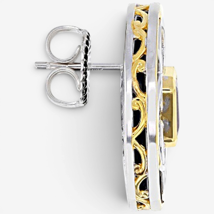 Image 755893_ALTMORE1.jpg, Product 755-893 / Price $169.99, Gems En Vogue Palladium Silver Ruby & Black Onyx Stud Earrings from Gems En Vogue on TSC.ca's Jewellery department