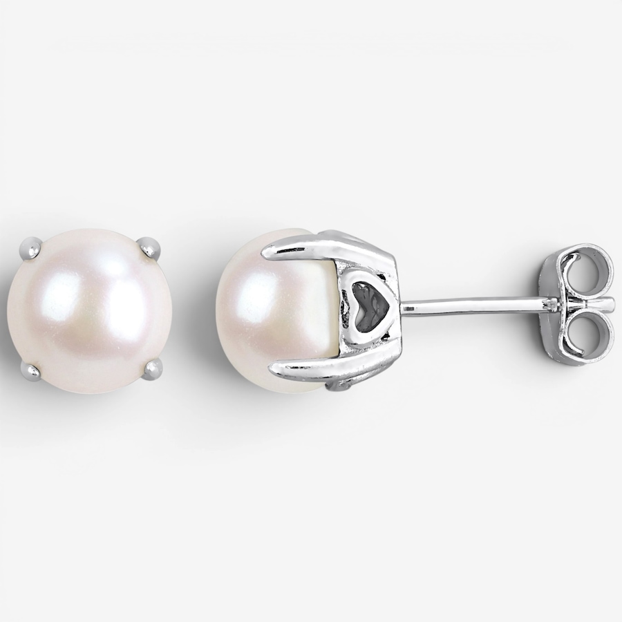 Image 755912.jpg, Product 755-912 / Price $89.99, Amour Pearls Sterling Silver White Freshwater Cultured Pearl Stud Earrings from Amour Pearls on TSC.ca's Jewellery department