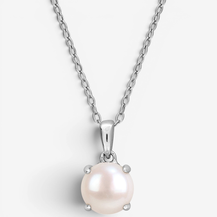 Image 755913.jpg, Product 755-913 / Price $89.99, Amour Pearls Sterling Silver White Freshwater Cultured Pearl Pendant With Chain from Amour Pearls on TSC.ca's Jewellery department
