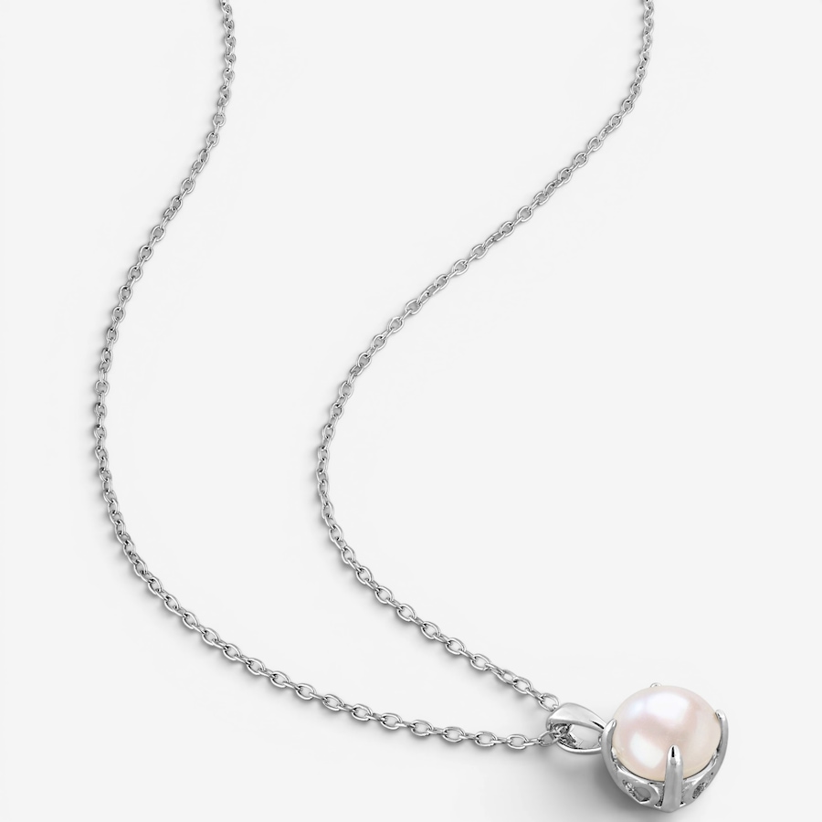 Image 755913_ALTMORE1.jpg, Product 755-913 / Price $89.99, Amour Pearls Sterling Silver White Freshwater Cultured Pearl Pendant With Chain from Amour Pearls on TSC.ca's Jewellery department