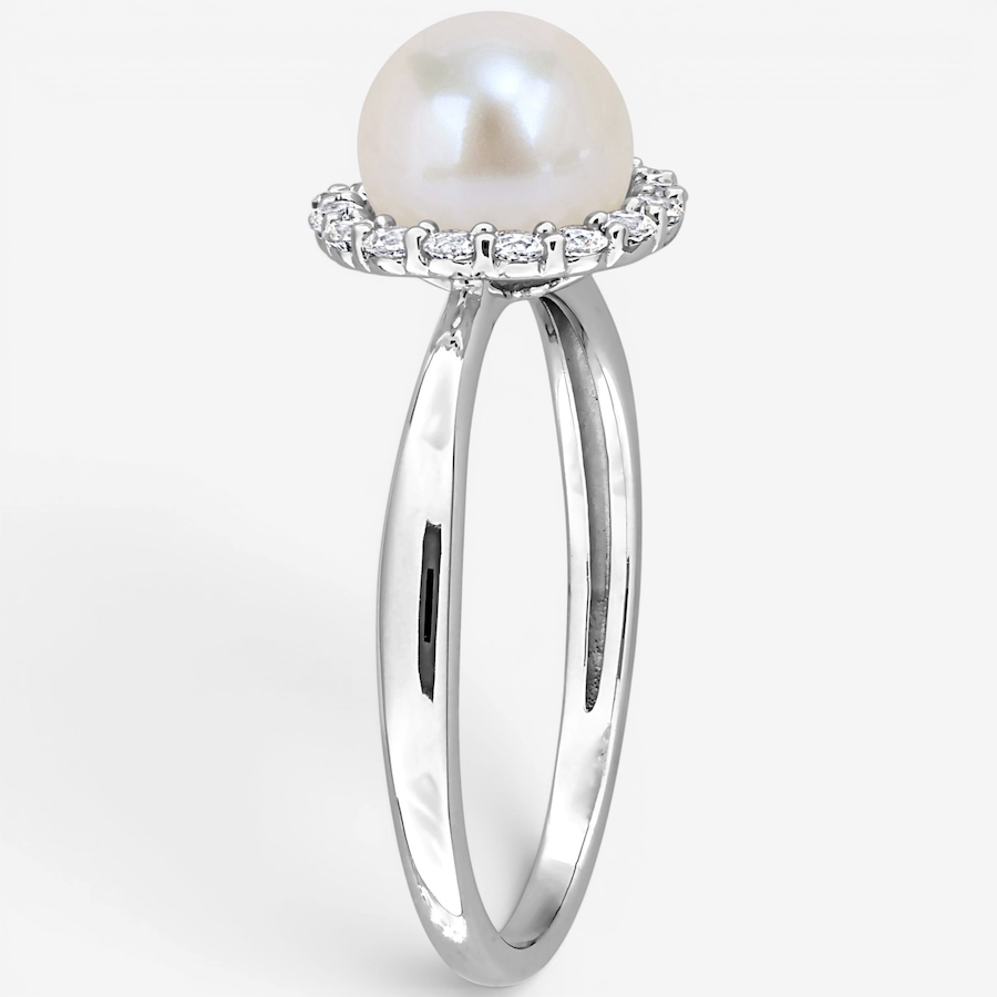 Image 755916_ALTMORE1.jpg, Product 755-916 / Price $119.99, Amour Pearls Sterling Silver White Cultured Freshwater Pearl And Created from Amour Pearls on TSC.ca's Jewellery department