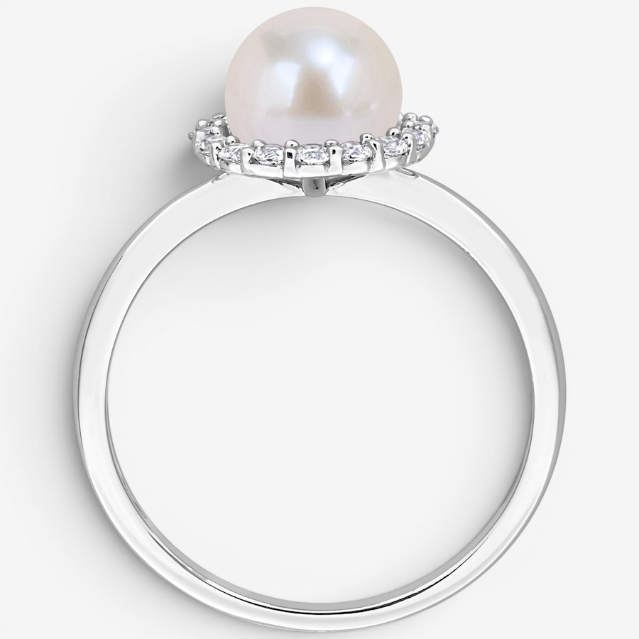 Image 755916_ALTMORE2.jpg, Product 755-916 / Price $119.99, Amour Pearls Sterling Silver White Cultured Freshwater Pearl And Created from Amour Pearls on TSC.ca's Jewellery department