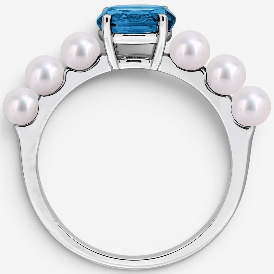Image 755924_ALTMORE2.jpg, Product 755-924 / Price $169.99, Amour Pearls Sterling Silver London Blue Topaz And Freshwater Pearl Ring from Amour Pearls on TSC.ca's Jewellery department