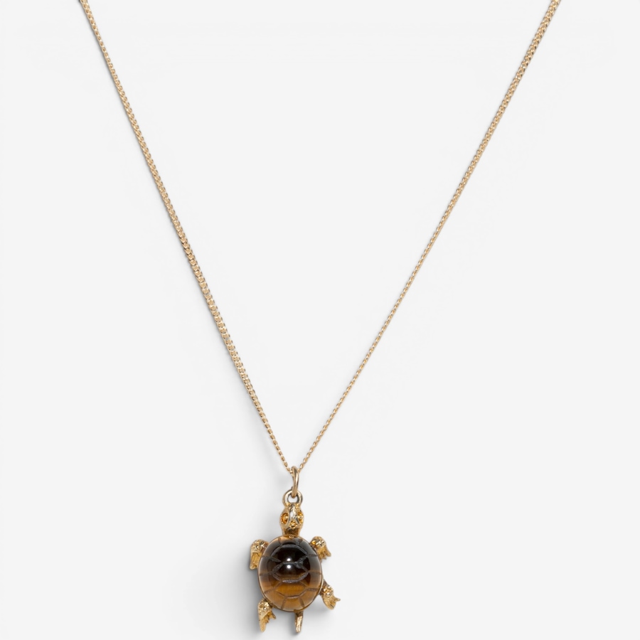Image 755954_ALTMORE1.jpg, Product 755-954 / Price $995.00, Estate Originals 10K Yellow Gold Tiger's Eye Turtle Motif Pendant from Estate Originals on TSC.ca's Jewellery department