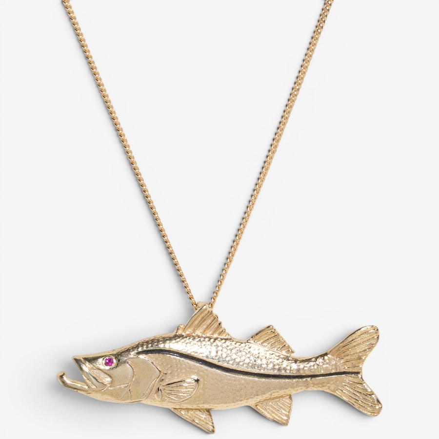 Image 755967.jpg, Product 755-967 / Price $2,195.00, Estate Originals 14K Yellow Gold Sockeye Salmon Motif Pendant from Estate Originals on TSC.ca's Jewellery department