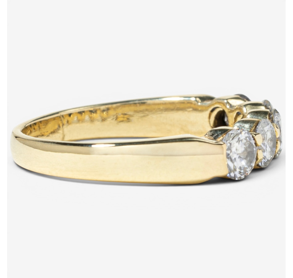 Image 755984_ALTMORE2.jpg, Product 755-984 / Price $3,288.00, Estate Originals 18K Yellow Gold Five-Stone Across Diamond Ring from Estate Originals on TSC.ca's Jewellery department