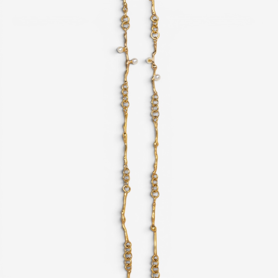 Image 755987_ALTMORE3.jpg, Product 755-987 / Price $5,295.00, Estate Originals 18K Yellow Gold Fleur-dis-Lis Diamond-Set Necklace from Estate Originals on TSC.ca's Jewellery department