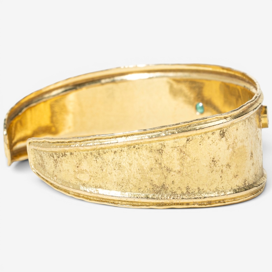 Image 755988_ALTMORE2.jpg, Product 755-988 / Price $5,795.00, Estate Originals 18K Yellow Gold Cuff Bracelet with Bezel Set Gemstones from Estate Originals on TSC.ca's Jewellery department