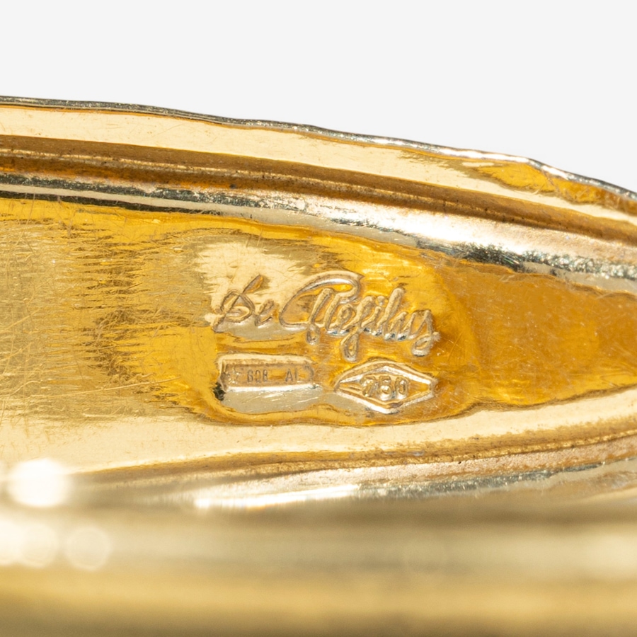 Image 755988_ALTMORE4.jpg, Product 755-988 / Price $5,795.00, Estate Originals 18K Yellow Gold Cuff Bracelet with Bezel Set Gemstones from Estate Originals on TSC.ca's Jewellery department