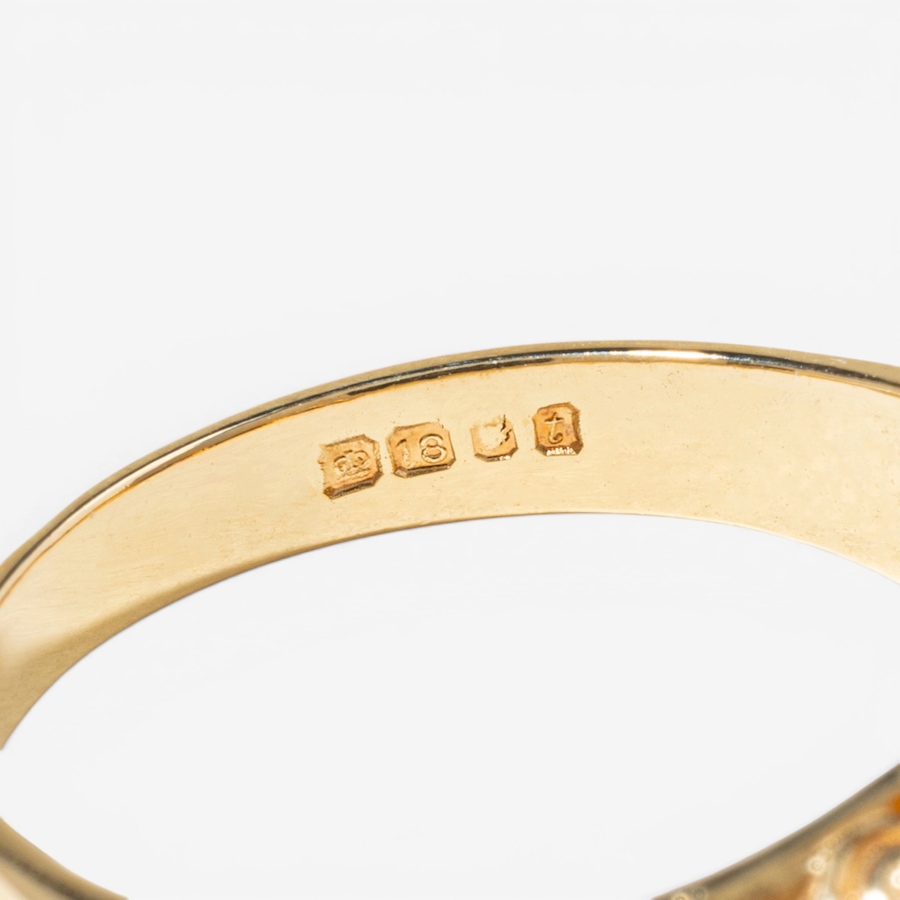 Image 756024_ALTMORE5.jpg, Product 756-024 / Price $2,995.00, Estate Originals 18K Yellow Gold Vintage Sapphire and Diamond Ring from Estate Originals on TSC.ca's Jewellery department