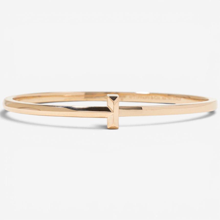 Image 756028.jpg, Product 756-028 / Price $7,995.00, Estate Originals 18K Yellow Gold Tiffany & Co. T1 Hinged Bangle from Estate Originals on TSC.ca's Jewellery department