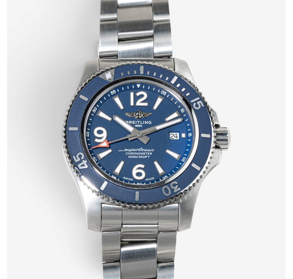 Image 756034.jpg, Product 756-034 / Price $4,188.00, Estate Originals Stainless-Steel Breitling Superocean Swiss-Made Watch from Estate Originals on TSC.ca's Jewellery department