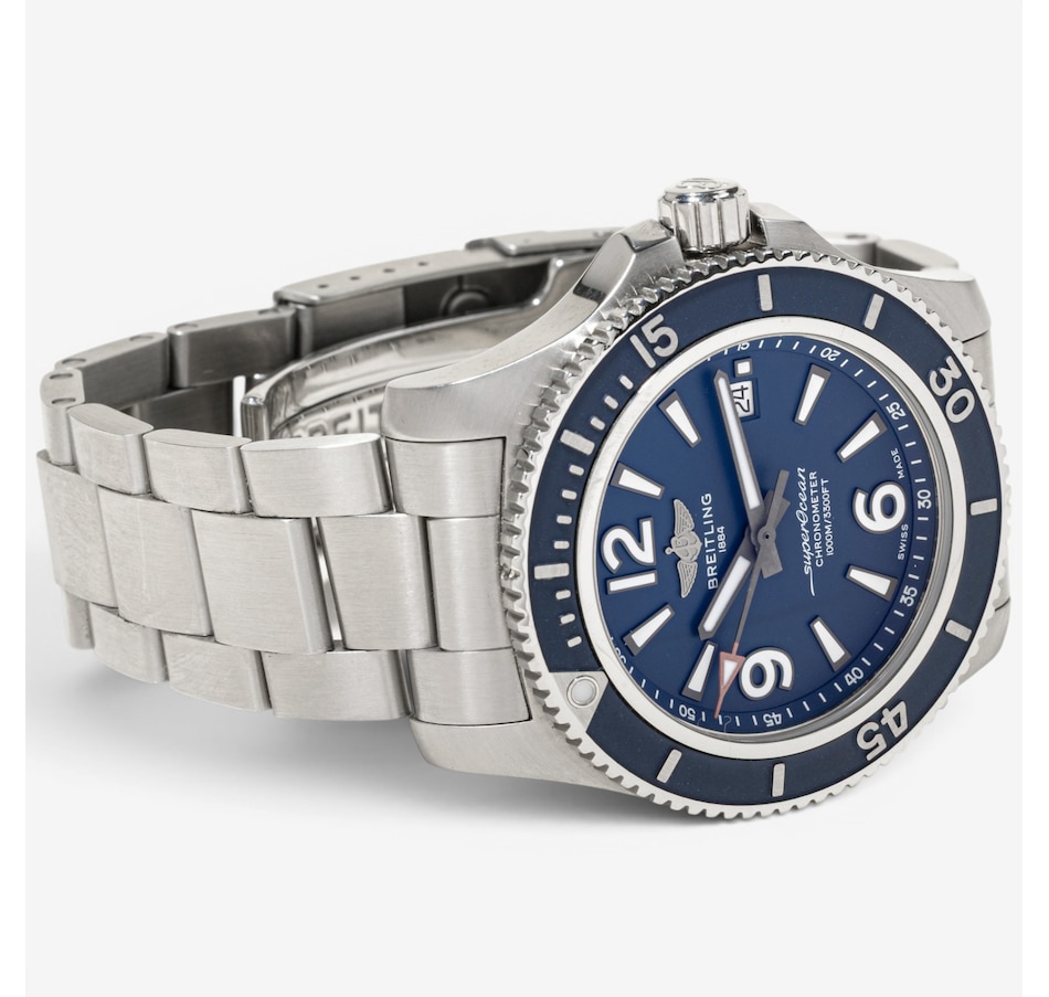 Image 756034_ALTMORE2.jpg, Product 756-034 / Price $4,188.00, Estate Originals Stainless-Steel Breitling Superocean Swiss-Made Watch from Estate Originals on TSC.ca's Jewellery department