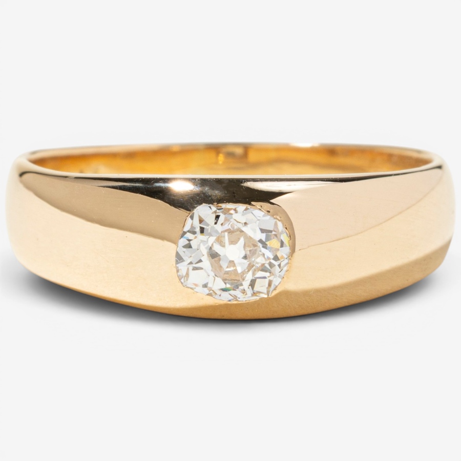Image 756041.jpg, Product 756-041 / Price $2,995.00, Estate Originals 18K Yellow Gold Gypsy-Set 0.50 ctw Old European-Cut Diamond Ring from Estate Originals on TSC.ca's Jewellery department