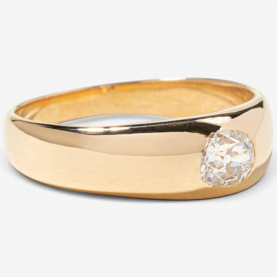 Image 756041_ALTMORE1.jpg, Product 756-041 / Price $2,995.00, Estate Originals 18K Yellow Gold Gypsy-Set 0.50 ctw Old European-Cut Diamond Ring from Estate Originals on TSC.ca's Jewellery department