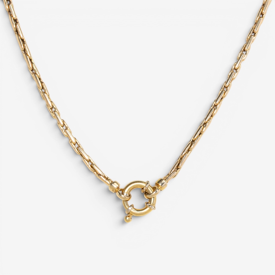 Image 756056_ALTMORE3.jpg, Product 756-056 / Price $7,488.00, Estate Originals Italian-Made 14K Yellow and White Gold 18.25" Diamond Heart Necklace  from Estate Originals on TSC.ca's Jewellery department