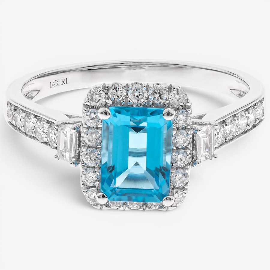 Image 756068.jpg, Product 756-068 / Price $1,849.99, 14K White Gold Swiss Blue Topaz & Diamond Ring from Diamond Show on TSC.ca's Jewellery department