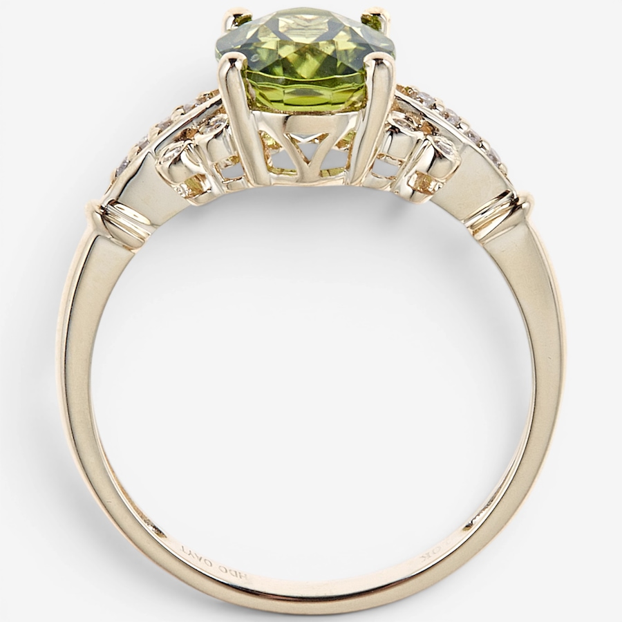Image 756079_ALTMORE2.jpg, Product 756-079 / Price $899.99, 10K Yellow Gold Peridot & Diamond Ring from Diamond Show on TSC.ca's Jewellery department