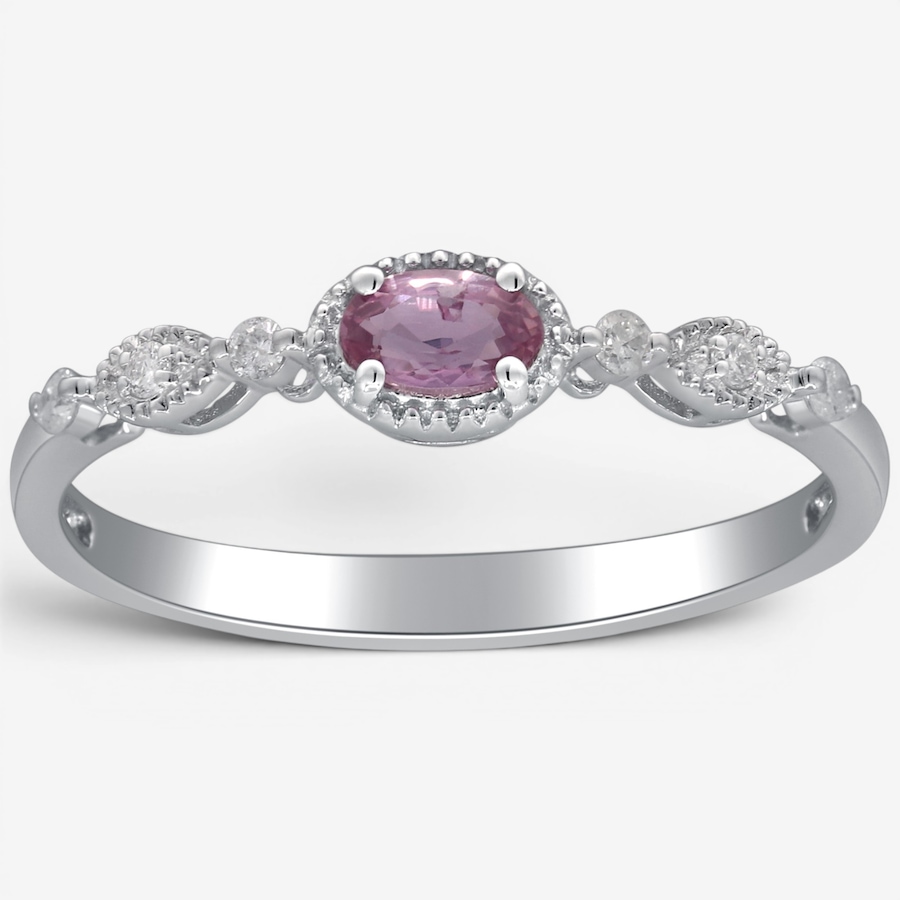 Image 756087_ALTMORE1.jpg, Product 756-087 / Price $1,199.99,  Cirari 14K White Gold Pink Sapphire & Diamond Ring from Cirari on TSC.ca's Jewellery department
